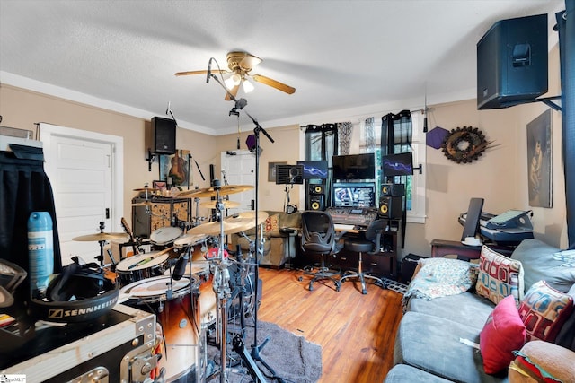 127 Orr St, Piedmont, SC 29673 - office featuring ceiling fan and wood finished floors