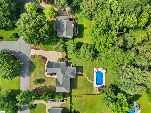 435 Grayson Dr, Moore, SC 29369 - aerial view of a pool