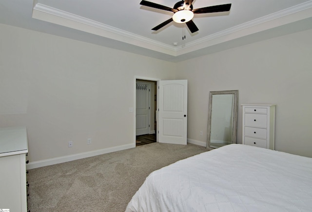 1608 Rock Springs Rd, Lavonia, GA 30553 - carpeted bedroom with ornamental molding, baseboards, and ceiling fan