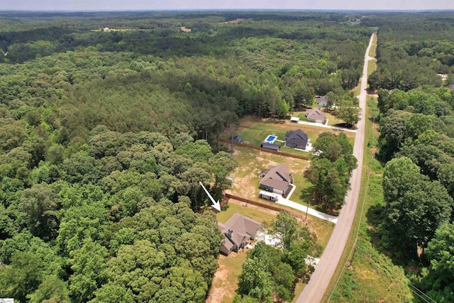 1608 Rock Springs Rd, Lavonia, GA 30553 - view of property location featuring a heavily wooded area and property boundaries highlighted