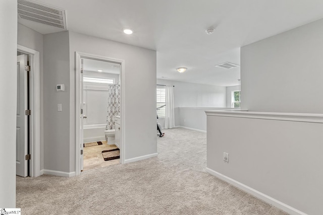 106 Cross Arbor Dr, Simpsonville, SC 29681 - hallway with carpet, baseboards, and recessed lighting