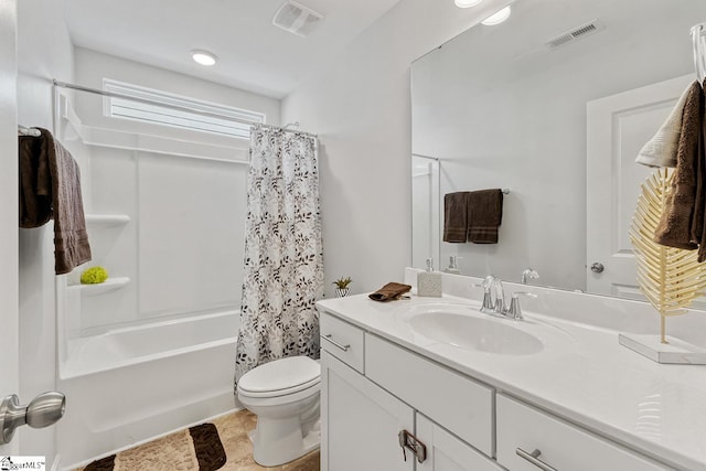 106 Cross Arbor Dr, Simpsonville, SC 29681 - bathroom with vanity, toilet, and shower / bath combo