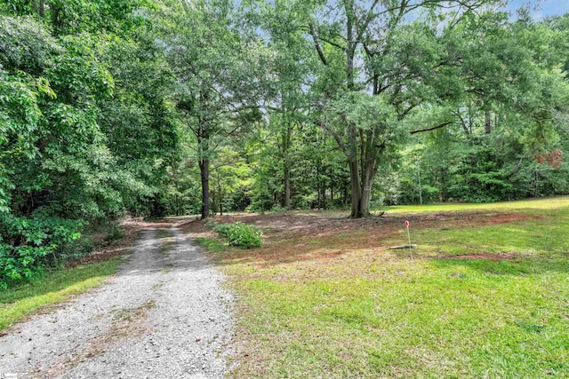 141 Shoreham Rd, Spartanburg, SC 29307 - view of dirt / gravel road with a forest view