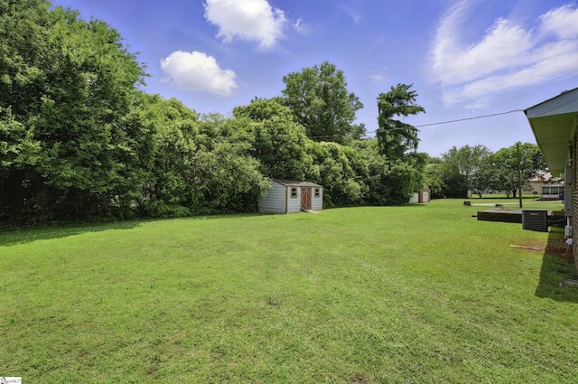 367 Janulis St, Spartanburg, SC 29301 - view of green lawn with cooling unit