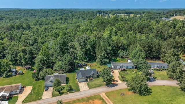 10 Sunset Mountain Ct, Travelers Rest, SC 29690 - aerial view of property and surrounding area featuring a forest and nearby suburban area
