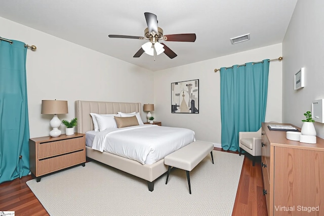 10 Sunset Mountain Ct, Travelers Rest, SC 29690 - bedroom with wood finished floors and a ceiling fan