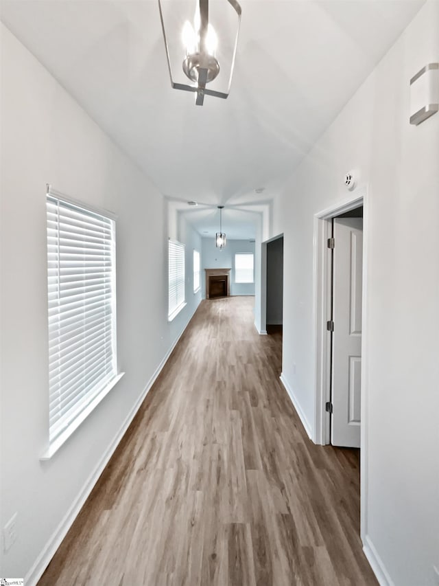 26 Jannison Rd, Boiling Springs, SC 29316 - hallway featuring wood finished floors and baseboards