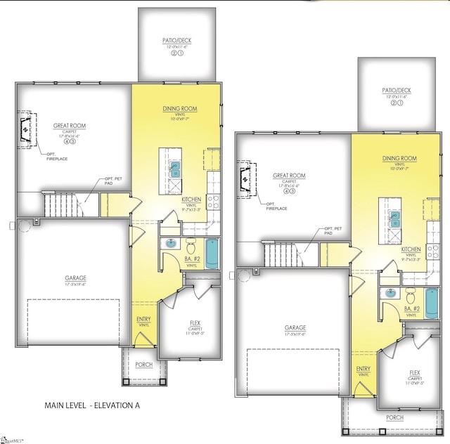 915 Gibbons St Lot 96, Wellford, SC 29385 - floor plan / room layout