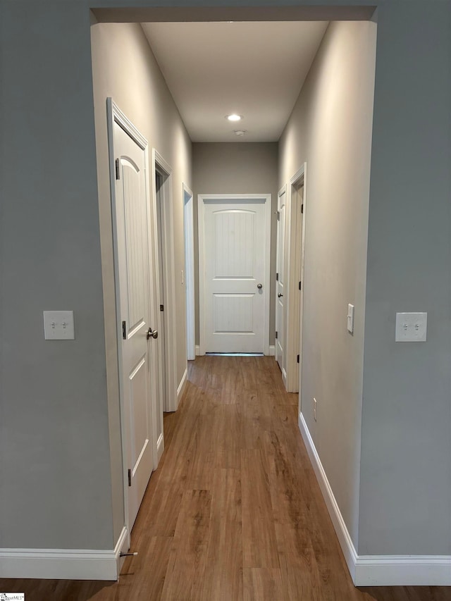 100 Holly Dr, Duncan, SC 29334 - hallway with wood finished floors and baseboards