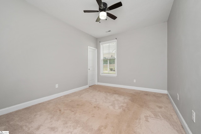 100 Holly Dr, Duncan, SC 29334 - unfurnished room with light colored carpet, ceiling fan, and baseboards