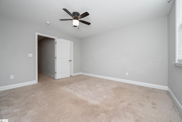 100 Holly Dr, Duncan, SC 29334 - carpeted empty room featuring a ceiling fan and baseboards