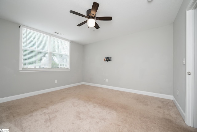 100 Holly Dr, Duncan, SC 29334 - carpeted spare room featuring a ceiling fan and baseboards