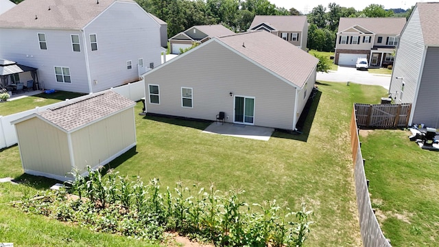 931 Brynderwen Pl, Lyman, SC 29365 - rear view of house with a gazebo, a patio, a residential view, and an outbuilding