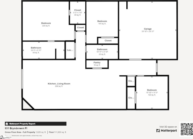 931 Brynderwen Pl, Lyman, SC 29365 - home floor plan