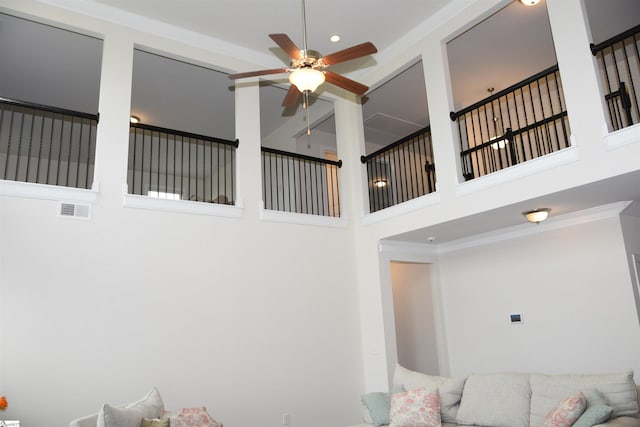 127 Riverland Woods Ct, Simpsonville, SC 29681 - detailed view of ceiling fan and recessed lighting