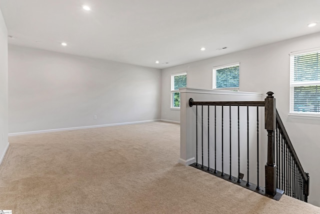 500 Briar Oaks Ln, Simpsonville, SC 29681 - unfurnished room featuring plenty of natural light, recessed lighting, carpet floors, and baseboards