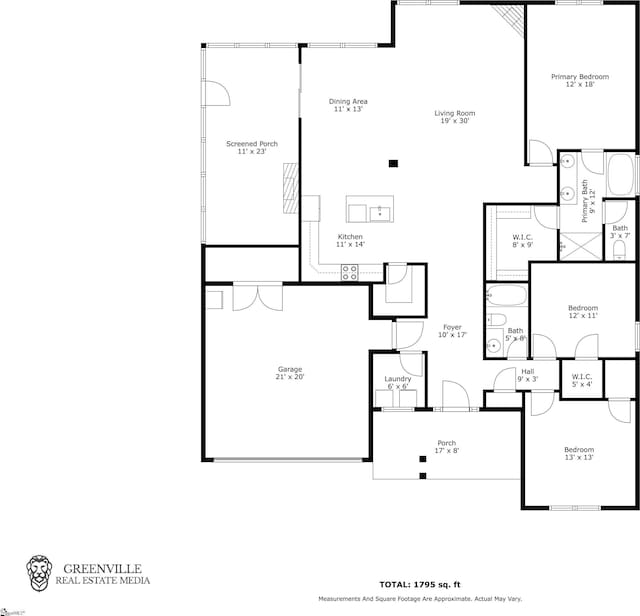 220 Plantation Rd, Greenville, SC 29605 - room layout