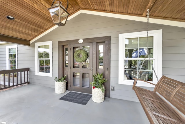 15 High Hill St, Greenville, SC 29605 - doorway to property featuring a porch
