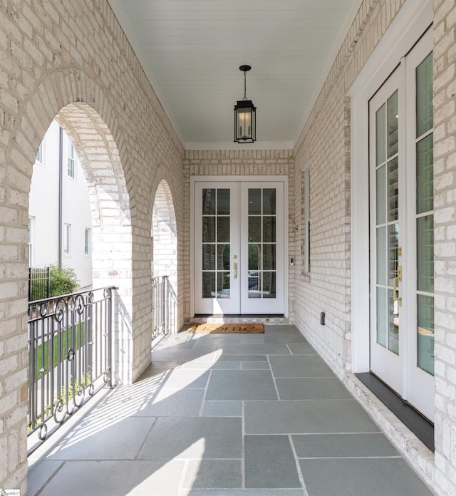 36 Southland Ave, Greenville, SC 29601 - view of patio / terrace featuring french doors