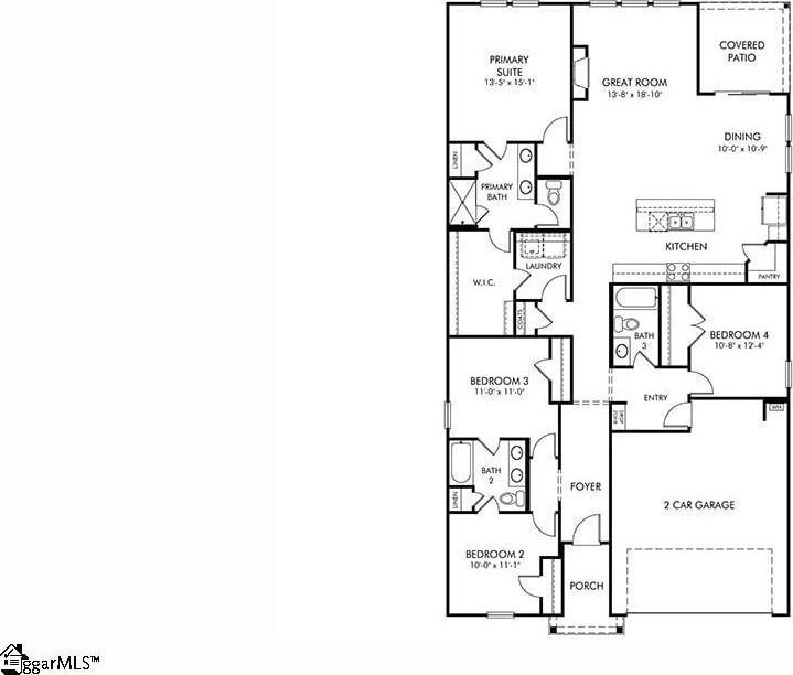 607 Tilson Rd, Piedmont, SC 29673 - floor plan / room layout