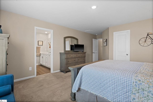 224 Anna Gray Cir, Easley, SC 29640 - carpeted bedroom featuring baseboards and recessed lighting