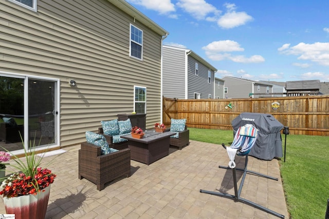 224 Anna Gray Cir, Easley, SC 29640 - view of patio / terrace with an outdoor living space and a grill