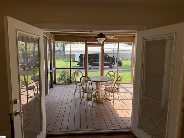 206 Rogers Ave, Greenville, SC 29617 - view of sunroom