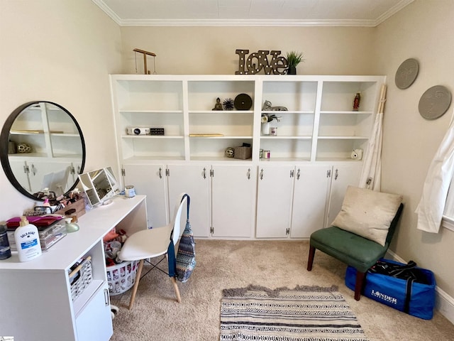 206 Caldwell St, Clinton, SC 29325 - office space with carpet flooring and ornamental molding