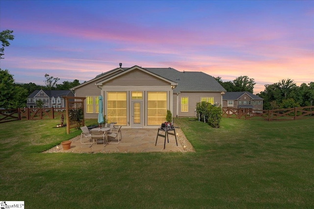 79 Modesto Ln, Simpsonville, SC 29681 - rear view of house featuring a patio area