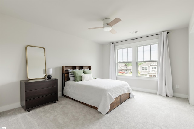 738 Judah Dr, Moore, SC 29369 - bedroom with light colored carpet and a ceiling fan