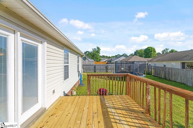 353 Old John Dodd Rd, Boiling Springs, SC 29316 - wooden terrace with a fenced backyard and a residential view