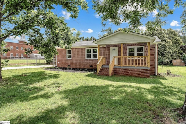 3401 Comanche St, Anderson, SC 29626 - view of front of house with crawl space and brick siding