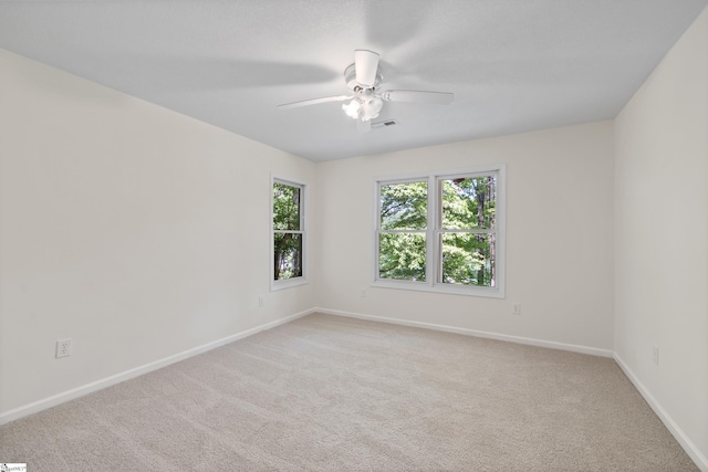 118 Pinnacle Pointe Dr, Seneca, SC 29672 - empty room with light colored carpet and ceiling fan