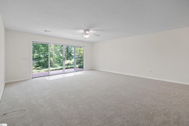 118 Pinnacle Pointe Dr, Seneca, SC 29672 - empty room featuring a ceiling fan and carpet flooring