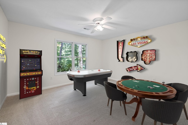 118 Pinnacle Pointe Dr, Seneca, SC 29672 - recreation room with ceiling fan and carpet