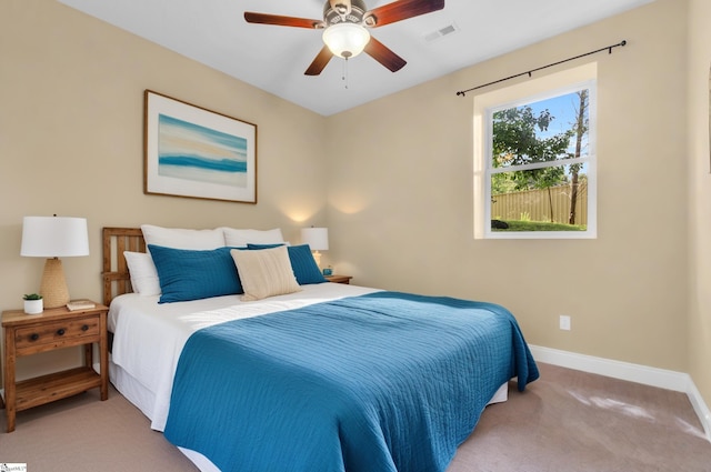 214 New Salem Dr, Anderson, SC 29625 - carpeted bedroom with baseboards and a ceiling fan