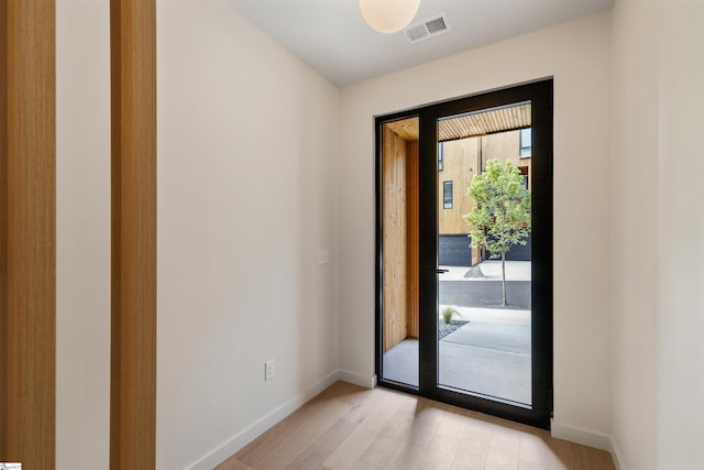 18 Nordic Ln, Greenville, SC 29609 - doorway to outside featuring light wood finished floors