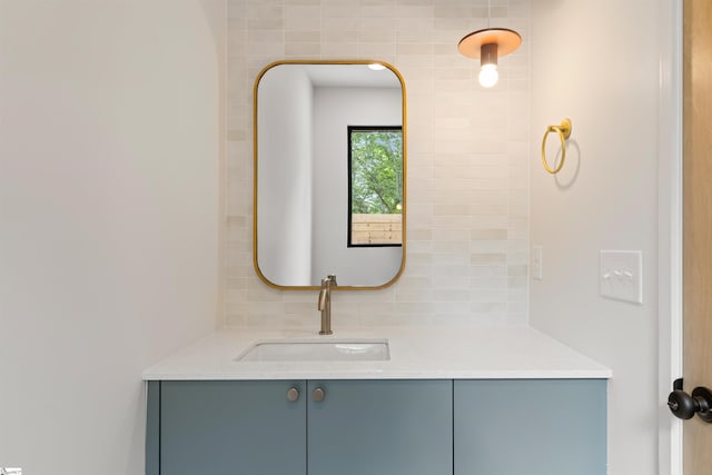 20 Nordic Ln, Greenville, SC 29609 - bathroom featuring vanity and tasteful backsplash
