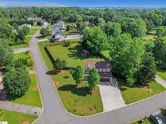 101 Bitternut Ln, Taylors, SC 29687 - bird's eye view of a heavily wooded area