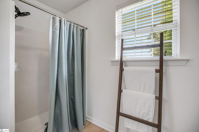 101 Bitternut Ln, Taylors, SC 29687 - full bath featuring a shower stall and tile patterned flooring