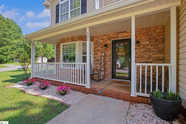 101 Bitternut Ln, Taylors, SC 29687 - property entrance with a porch