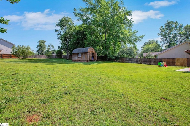 101 Bitternut Ln, Taylors, SC 29687 - fenced backyard featuring a storage unit