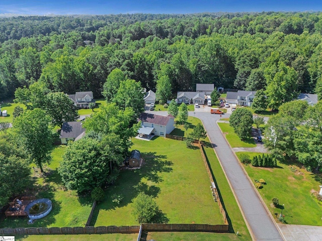 101 Bitternut Ln, Taylors, SC 29687 - aerial perspective of suburban area with a forest