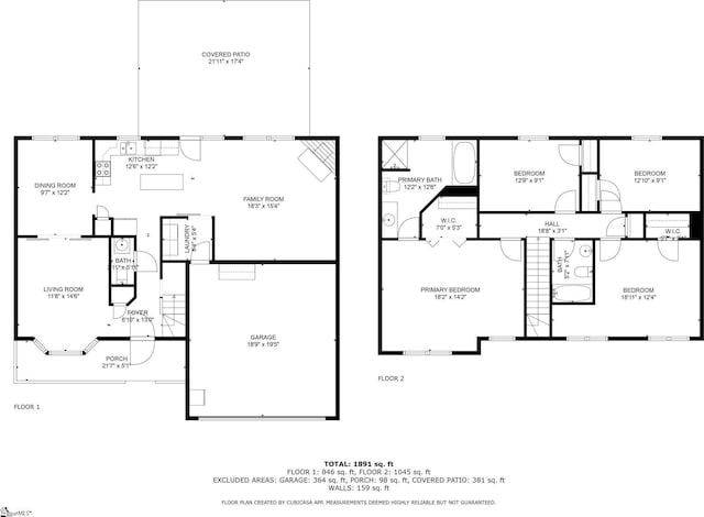 101 Bitternut Ln, Taylors, SC 29687 - view of room layout