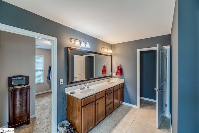 208 Castleton Cir, Boiling Springs, SC 29316 - bathroom featuring double vanity and baseboards