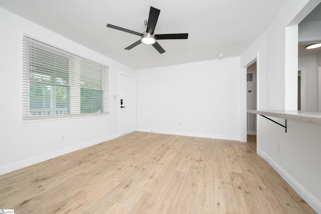 661 Maple Dr, Greer, SC 29651 - unfurnished room featuring ceiling fan and light wood-type flooring