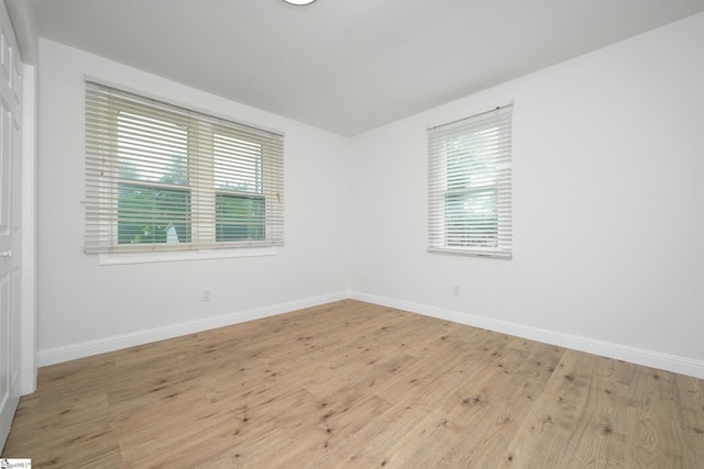 661 Maple Dr, Greer, SC 29651 - unfurnished room with light wood finished floors and baseboards
