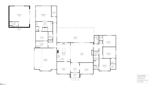 314 Shoreview Dr, Chesnee, SC 29323 - view of property floor plan
