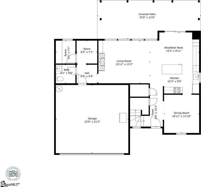 11 Echo Dr, Travelers Rest, SC 29690 - view of floor plan / room layout