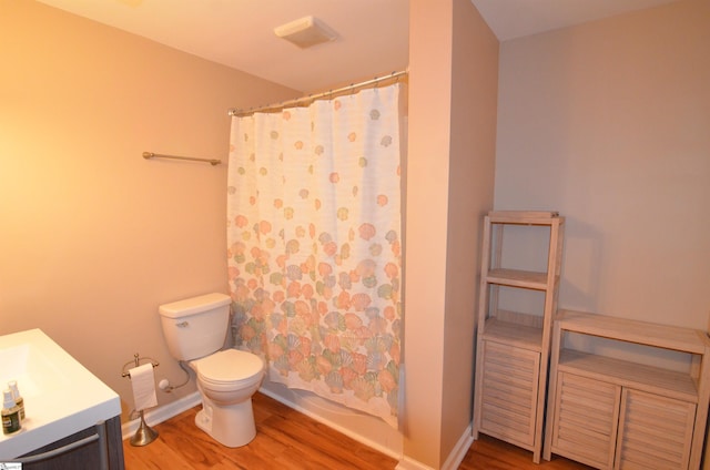 108 Dillard Creek Ct, Greer, SC 29651 - bathroom featuring vanity and wood finished floors